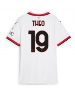 AC Milan Theo Hernandez #19 Vieraspaita Naisten 2024-25 Lyhythihainen